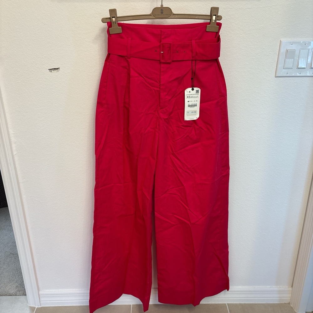 Zara fucia High-Waisted Pants